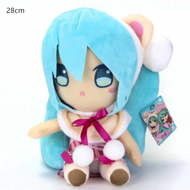 25-32Cm Anime Nhật Bản Sang Trọng Đồ Chơi Nhồi Bông Hatsune Miku Sang Trọng Búp Bê Mềm Gối Tương Lai Búp Bê Dễ Thương Quà Tặng Giáng Sinh dành Cho Trẻ Em