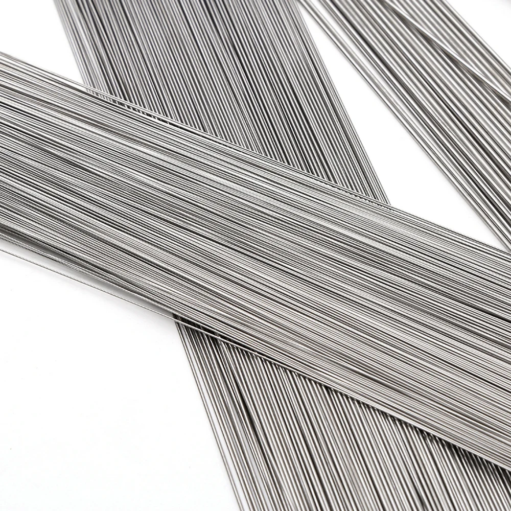 20 Chiếc 50CM Thép Không Gỉ Dây Lò Xo Dây Cứng Full Dây Cứng Dây 0.2-3MM Mùa Xuân dây Thép Không Gỉ