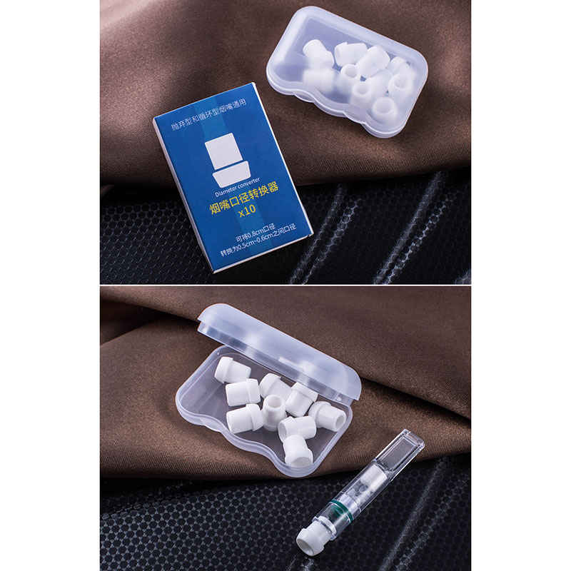 女性用シガレットアダプター,1セット,スモークフィルターホルダー,薄い,シガレットコンバーター,廃棄物減少