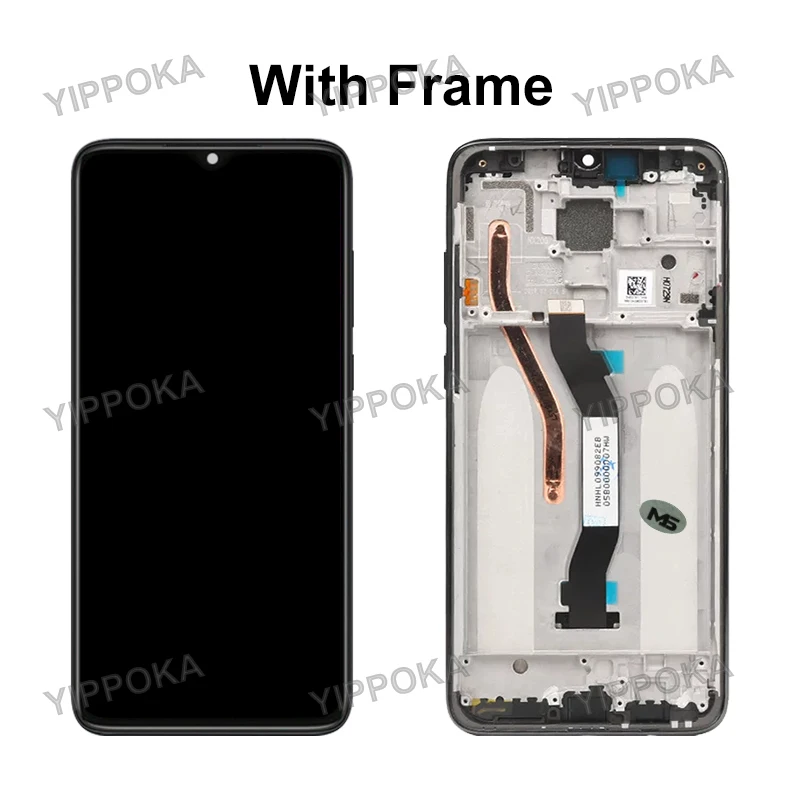 6.53 "สําหรับ Xiaomi Redmi หมายเหตุ 8 Pro จอแสดงผล Touch Screen Digitizer เปลี่ยนสําหรับ Redmi หมายเหตุ 8 Pro LCD M1906G7I M1906G7G