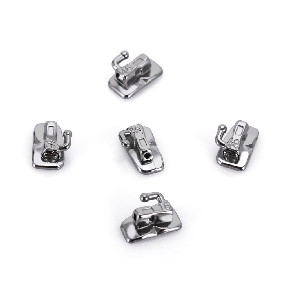 AZDENT 200 個/箱歯科矯正頬側チューブ第 1 第 2 大臼歯接着可能モノブロック非変換 Roth MBT 0.022 0.018 歯科