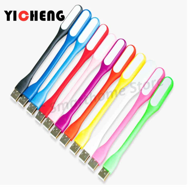 Usb 빛 기장 led 빛 구부릴 수있는 야간 조명 미니 휴대용 조명 노트북 장식 드 메종