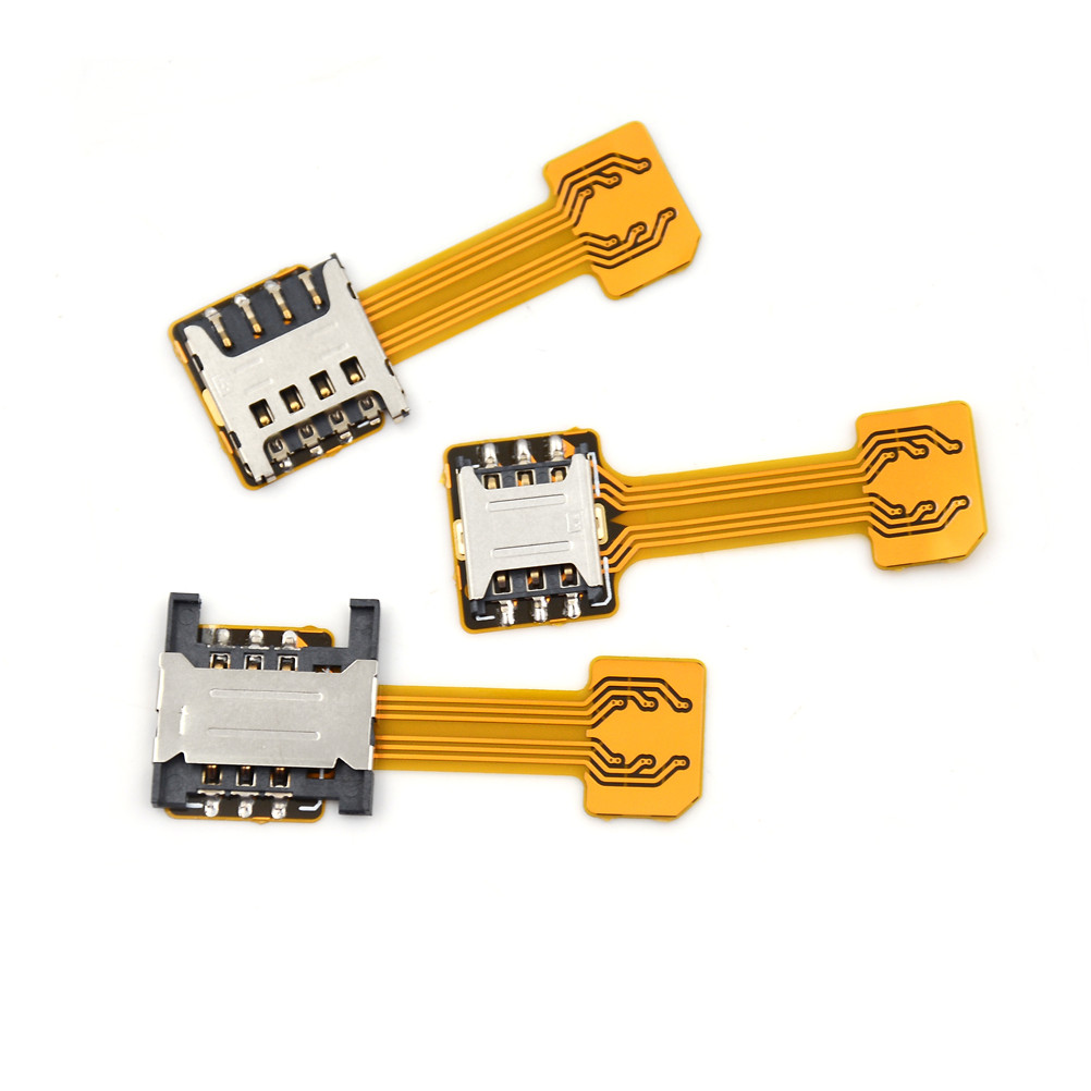 Hybrid Doppel Dual Sim Karte Adapter Micro SD Nano Sim Verlängerung Adapter Für Xiaomi/Redmi Für Samsung/Huawei