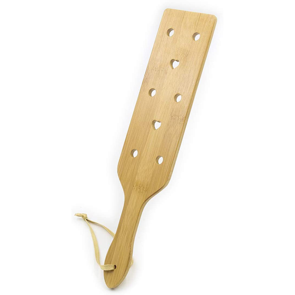13.4Inch Gỗ Tre Mái Chèo Nhẹ Mỏng Gỗ Mái Chèo Với Luồng Không Khí Lỗ Cho Ánh Sáng Chơi, Cưỡi Ngựa Cưỡi Ngựa Bát