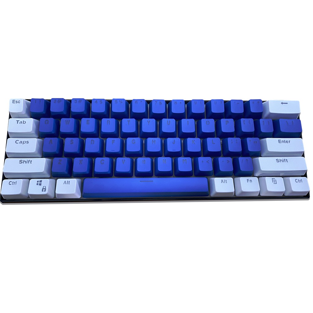 Topwang Keycaps61 Keycaps, PBT Keycaps, Backlit Dua Warna Keyboard Mekanik Keycaps GH60 / RK61 / ALT61 / Annie Keyboard