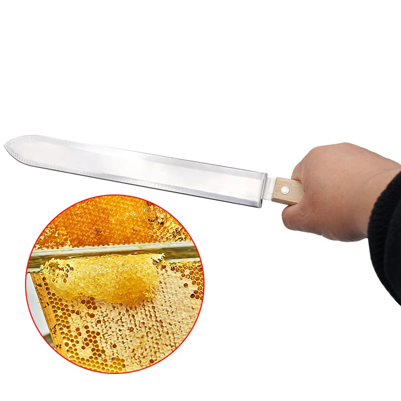 40 Cm Lưỡi Dao Răng Cưa Mật Ong Dao Tổ Ong Nuôi Ong Cạp Uncapping Thép Không Gỉ Ong Tổ Ong Dụng Cụ Mật Ong Hút Thiết Bị