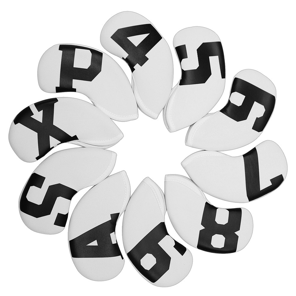 방수 네오프렌 골프 클럽 철 커버 골프 철 헤드 커버 골프 클럽 철 헤드 오버 웨지 커버 10 개/대