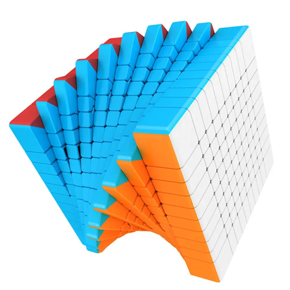 Moyu meilong 13x13 12x12 11x11 10x10 9x9 cubos mágicos velocidade cubos de quebra-cabeça brinquedos de quebra-cabeça profissional para crianças presente cubo