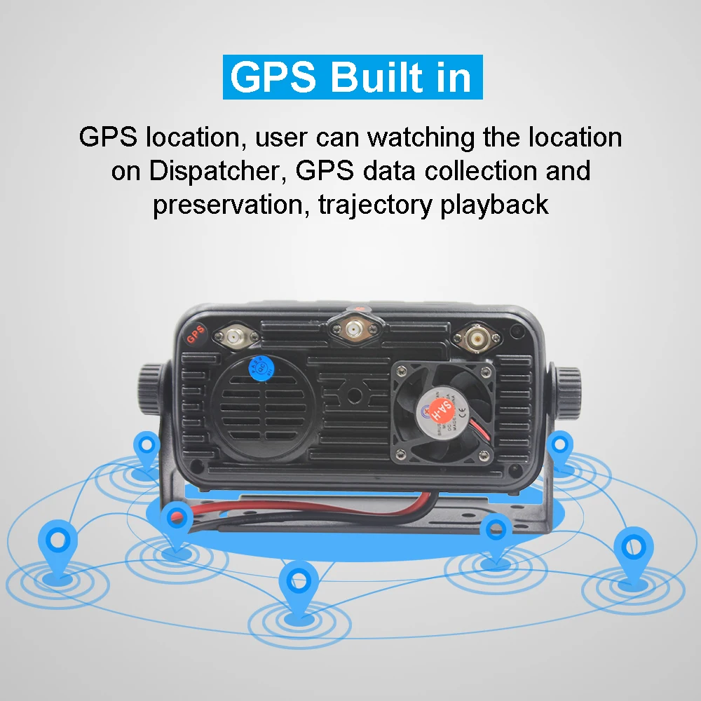 Сетевое радио ANYSECU 4G LTE UHF VHF, двухдиапазонное радио, 25 Вт, мобильный радиоприемник, операционная система Linux, работает с реальной ptt