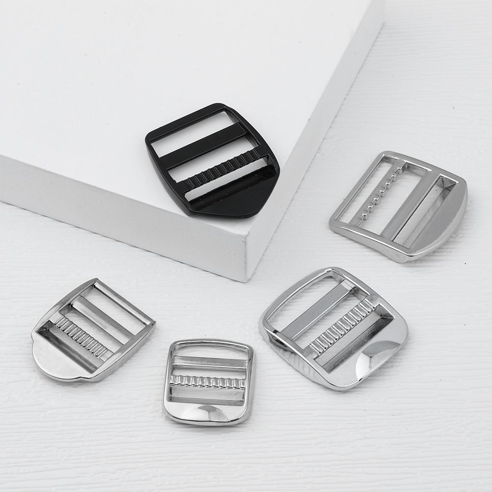 Hebilla de ajuste deslizante de Metal, hebilla rectangular, correas para bolso de hombro, accesorios para equipaje