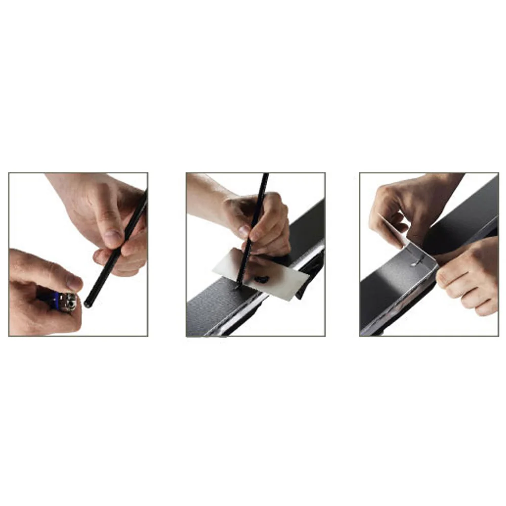 XCMAN スキー スノーボード Ptex ドリップ キャンドル ベース修理ステッカー PTEX キット / 5 個 Ptex / メタルスクレーパー / サンディングスポンジ