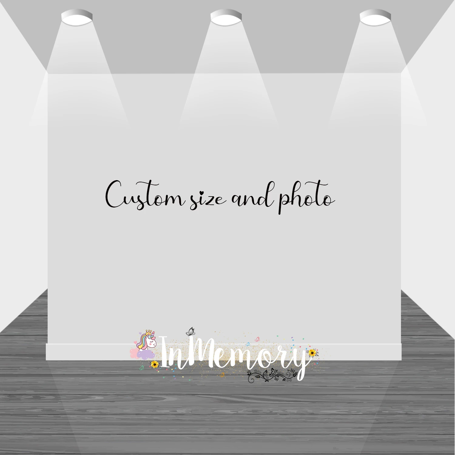 Fondo fotográfico personalizado Personaliza el telón de fondo Enviar con nosotros imagen/enlace para imprimir o diseñar su propia obra de arte