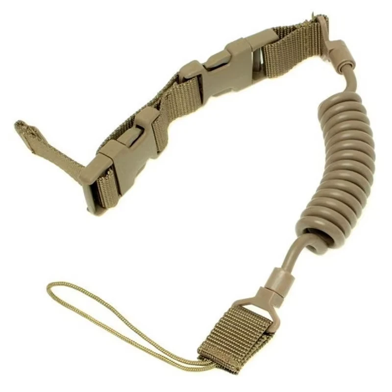 Cordão telescópico para arma, cordão para pistola de mola, cinto para arma, corda, acessórios de caça