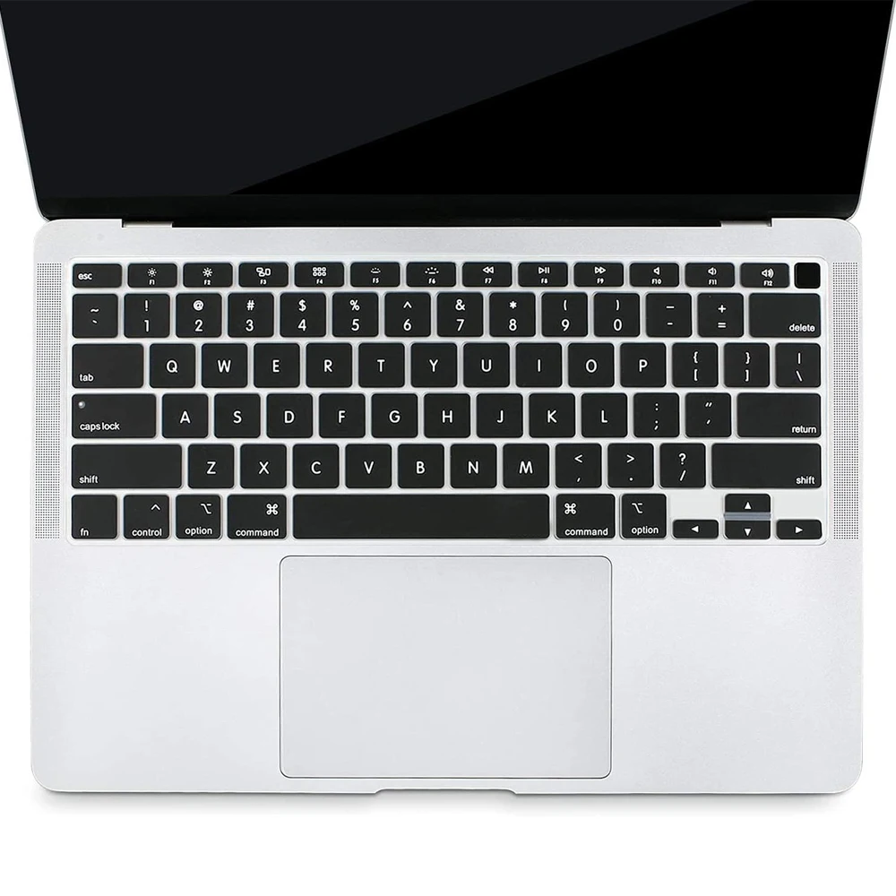แป้นพิมพ์สําหรับMacBook Air 13 นิ้ว 2022 2021 2020 Release A2337 M1 A2179 พร้อมTouch IDกันน้ําซิลิโคนผิว