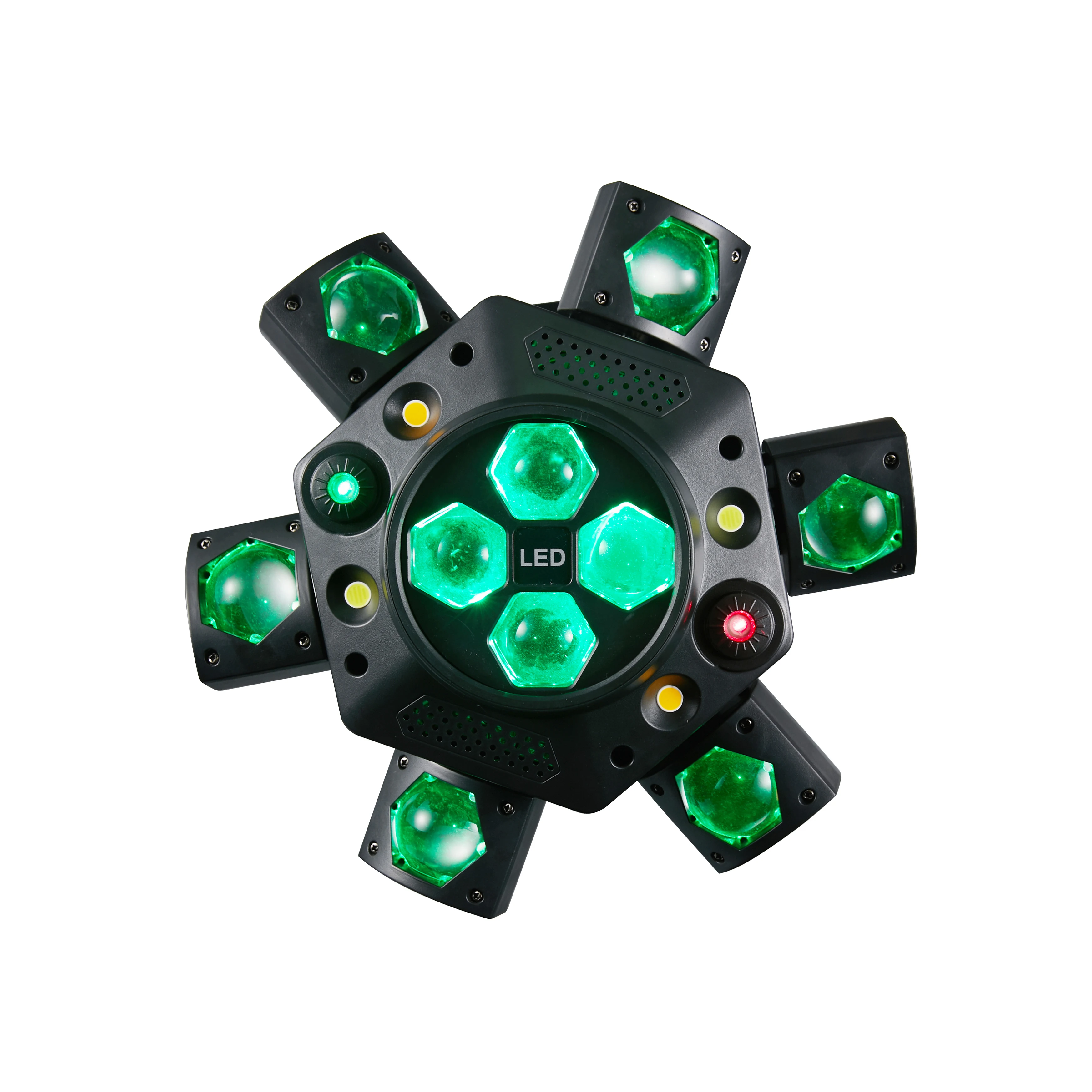 150 ワットムービングヘッドビームライト RG レーザーステージライト DMX ディスコライト RGB 回転パーティーバー