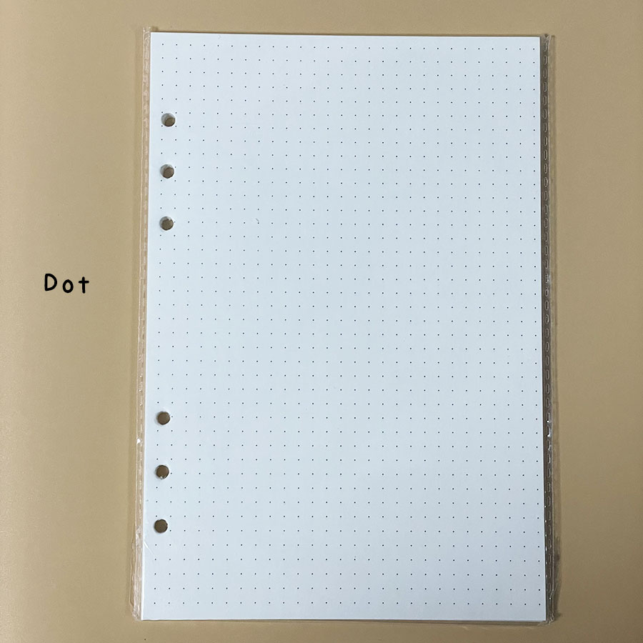 45 fogli Business A5 A6 Notebook a fogli mobili Ricarica Raccoglitore a spirale Indice Pagina interna Mensile Settimanale Lista delle cose da fare Carta di cancelleria