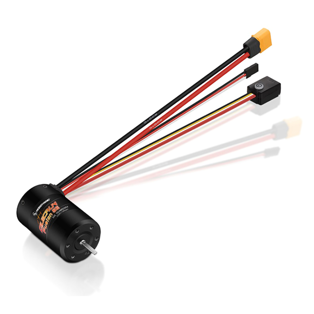 Hobbywing Quicrun Fusion Se 40a 1800kv 1200kv รวมมอเตอร์ Esc สําหรับ 1/10 1/8 Rc รุ่นรถ Crawler อุปกรณ์เสริม