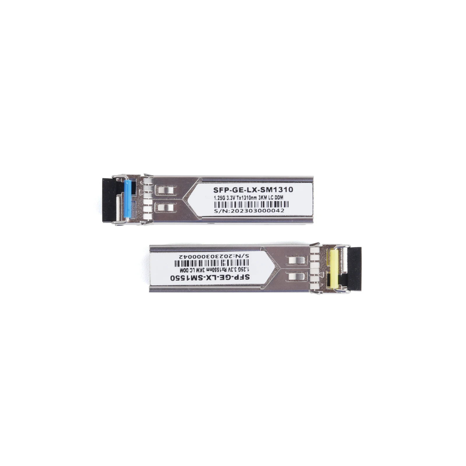 1 paio di moduli in fibra Gigabit SFP 1000M SC/LC 1.25G 1310nm/1550nm modulo in fibra A + B monomodale adatto per switch Ethernet Mikrotik