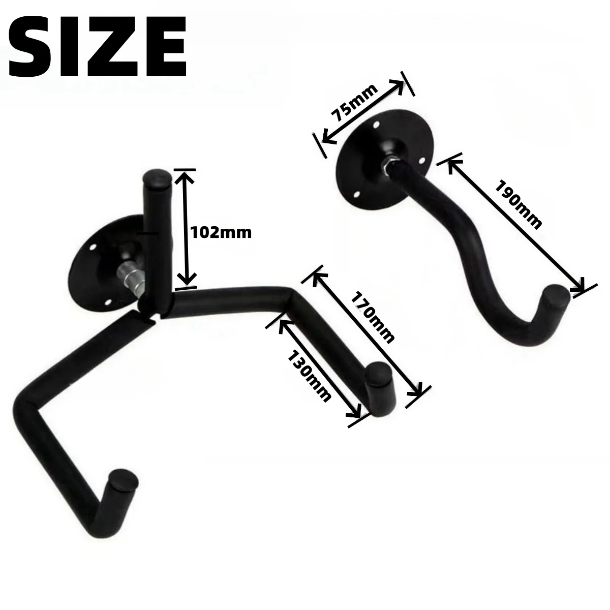 Metall Gitarre Wand Halterung Aufhänger Ständer für Akustische Gitarre Bass Violine Mandolinen Lamellen Unterstützung Horizontale Rack Halter Haken