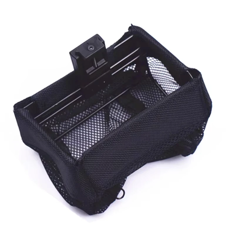 Bolsa de concha de bala de caça, equipamento militar, munição, coletor de concha de latão, armadilha de malha de nylon, captura de saco de coleção preto, saco de munição