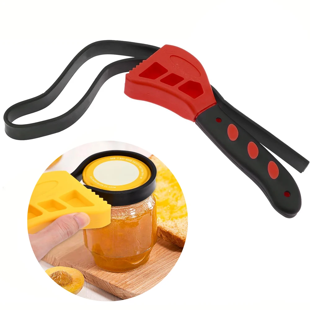 Llave de correa ajustable, llave de correa de 6 pulgadas para plomería, llave de correa de goma, llave de tubo de filtro de aceite de agua para fontaneros