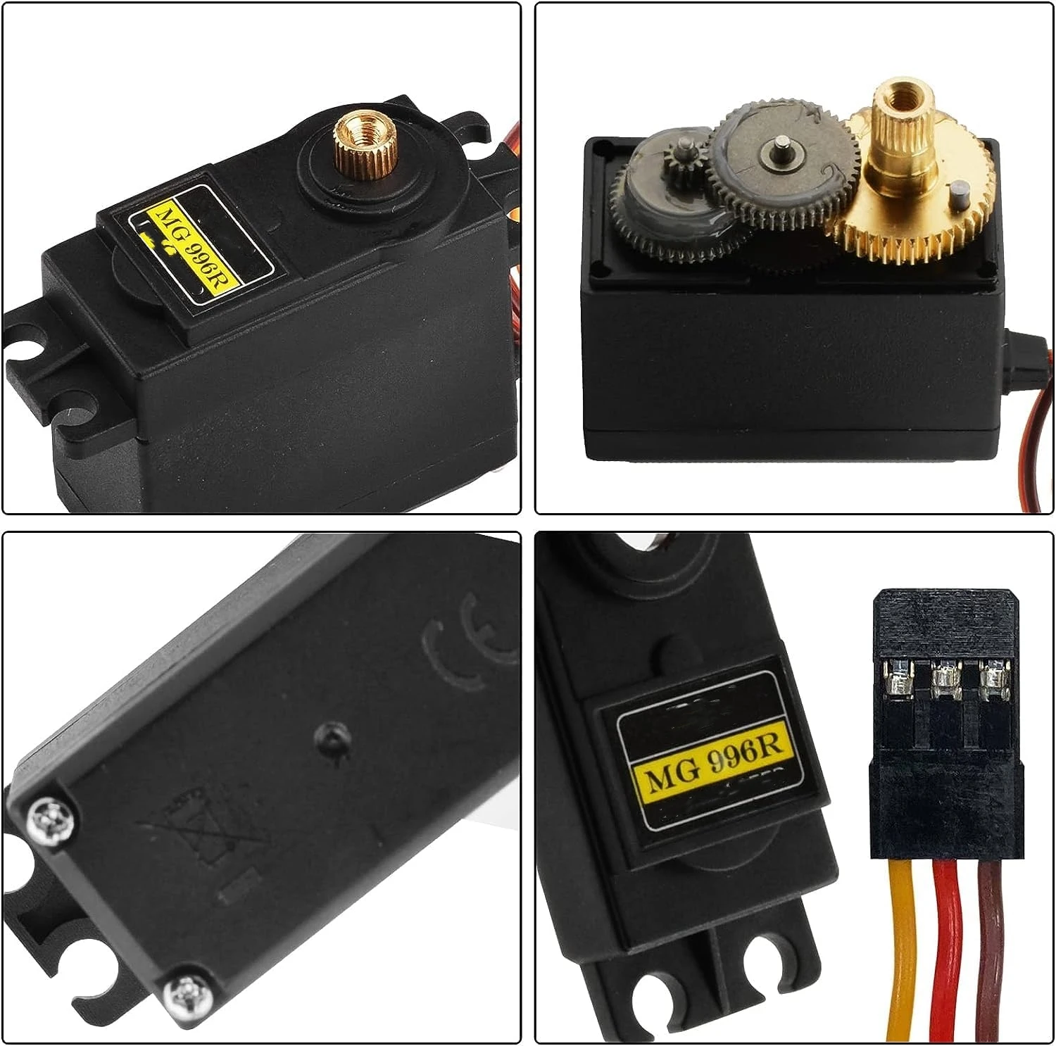 2/5/10PCS 13KG 15KG Servos Digital MG995 MG996R Servo All Metal Gear for JR Car RC Model Helicopter Boat Arduino UNO DIY