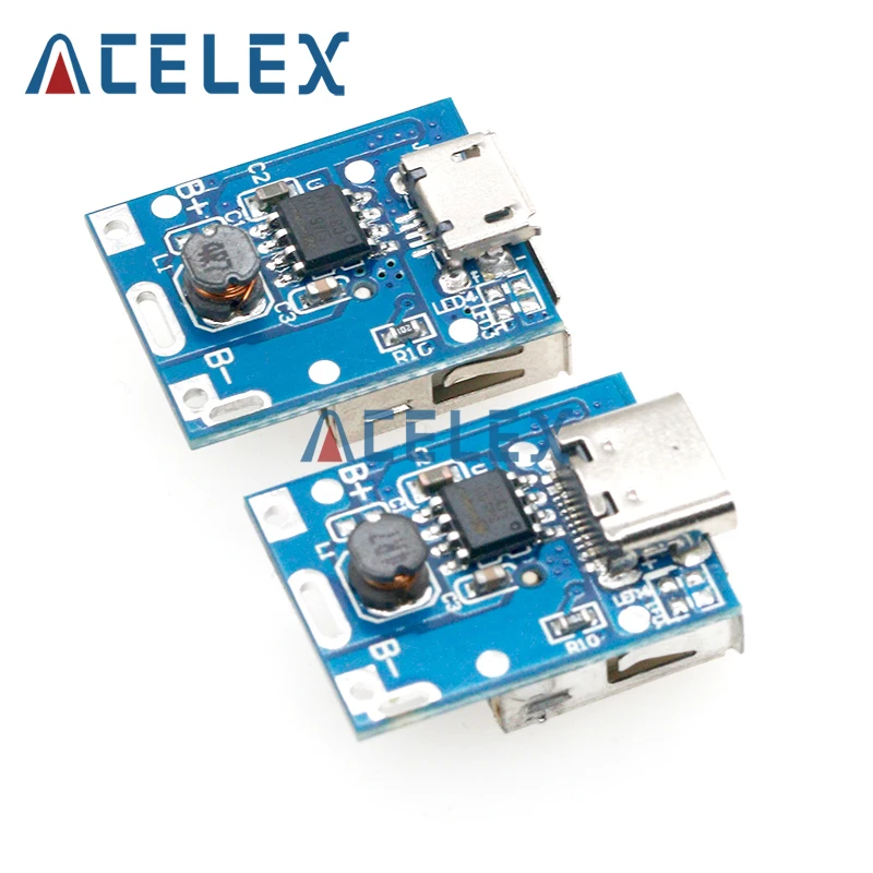5V Tăng Cường Bước Lên Mô Đun Nguồn Lithium Pin LiPo Sạc Ban Bảo Vệ Màn Hình Hiển Thị Đèn LED USB Cho DIY Sạc 134N3P chương Trình