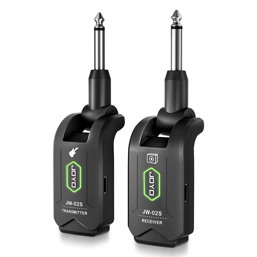 JOYO JW-02S Wireless Guitar System 5.8Ghz High Frequency ISM Band Wireless Guitar Transmitter Receiver for Electric Guitar Bass
