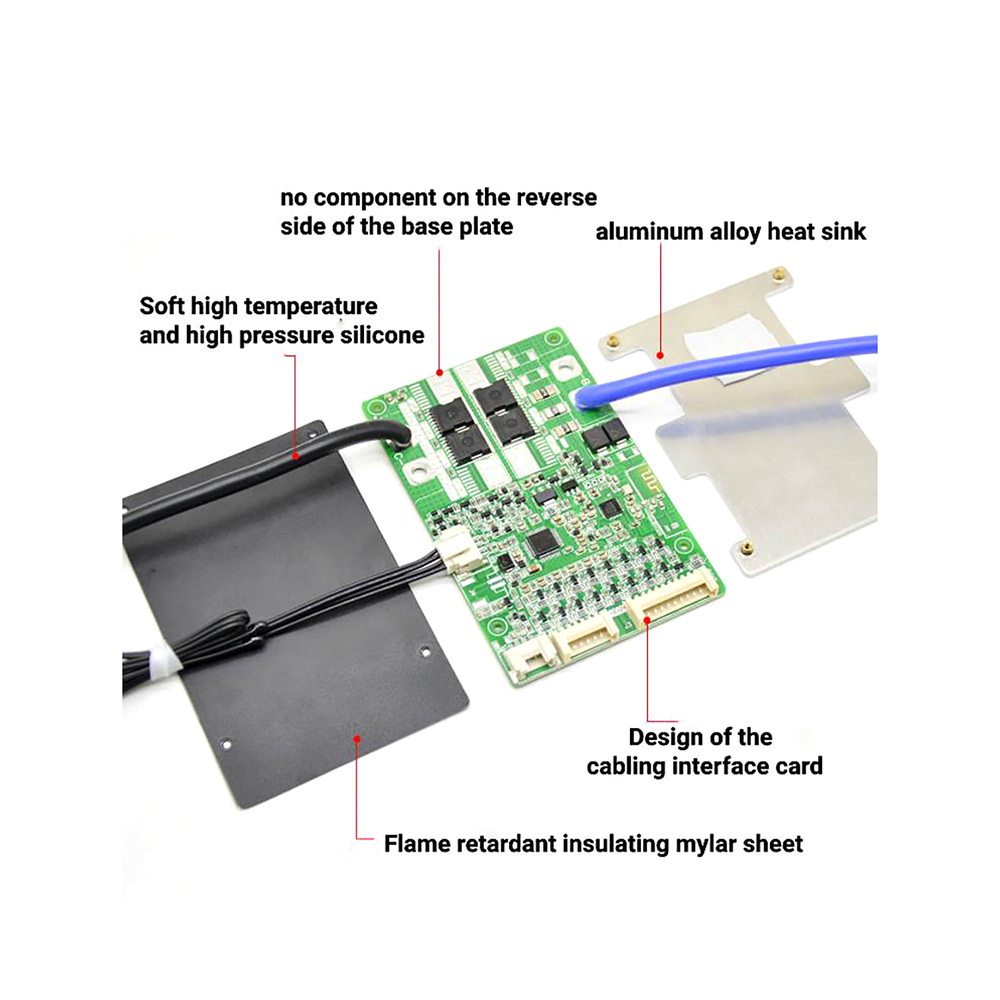 7S ~17S JBD Bluetooth Smart BMS 10S 12S 13S 14S 16S Защитная плата литиевой батареи 24 В 36 В 48 В 52 В 60 В Li-ion Lipo 20A 40A 60A