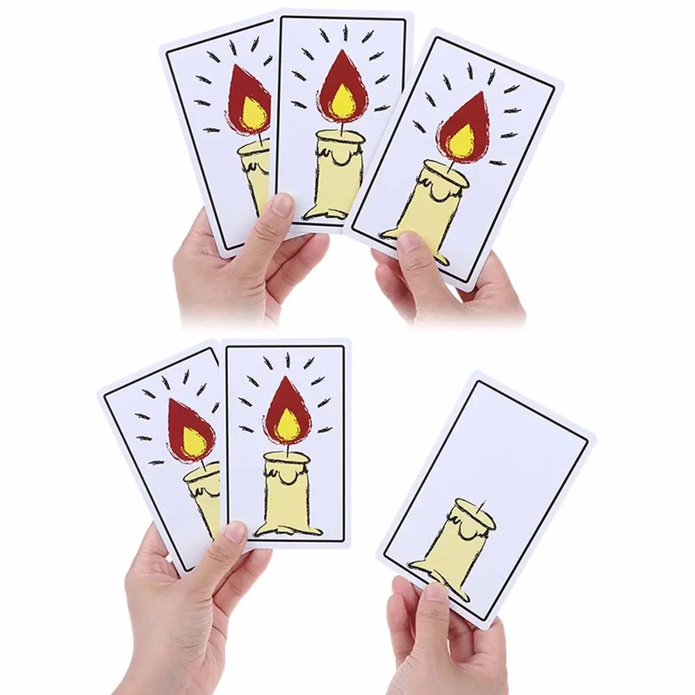1 ชุดบรรเทาเทียนการ์ดเมจิก Magic Tricks Magic Props Amazing ใหม่ Magic ของเล่นของเล่นตลก