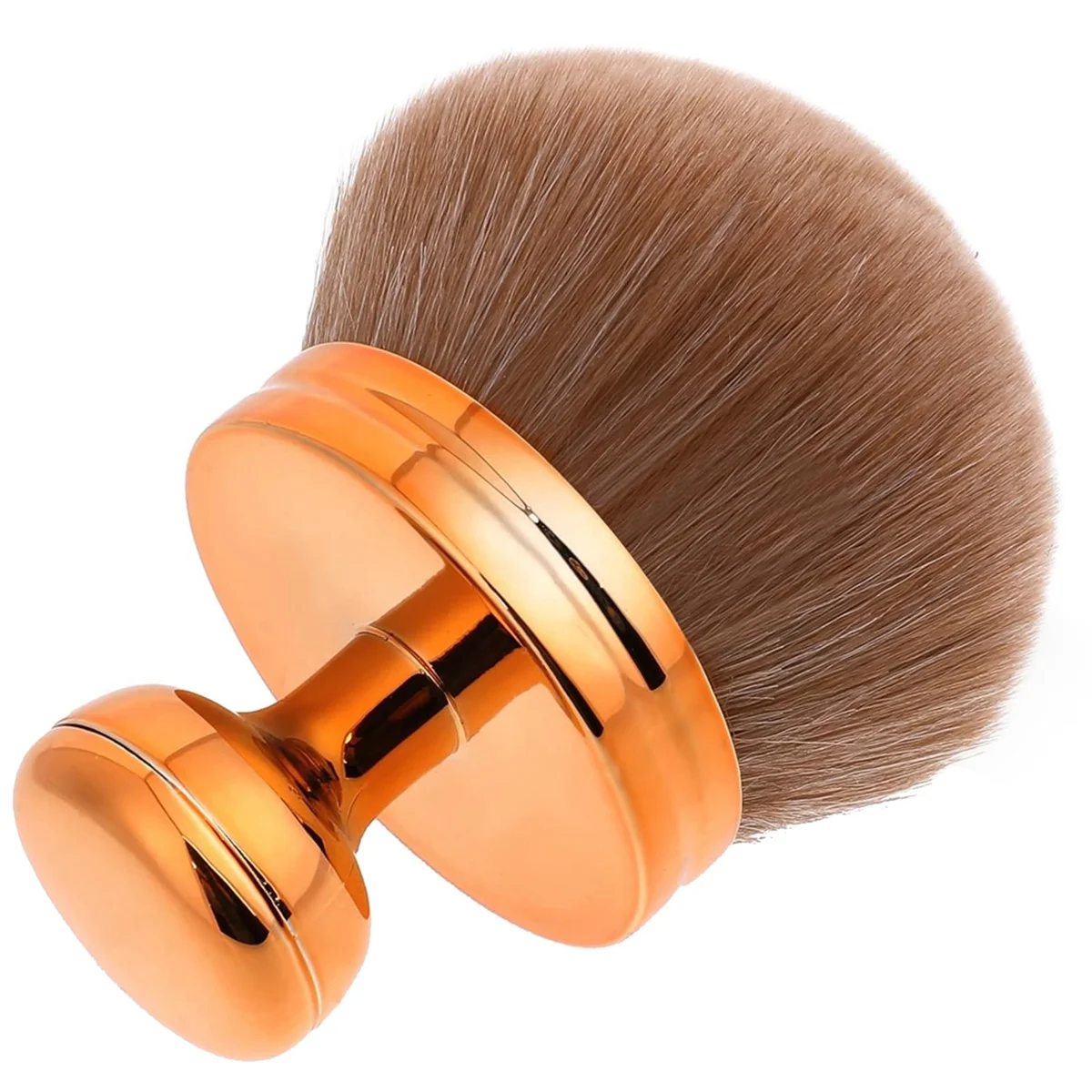 Brocha de maquillaje A71P para aplicador de espalda autoabbrado de mezcla de bronce que proporciona una aplicación sin destellos sin pincel de oro rosa