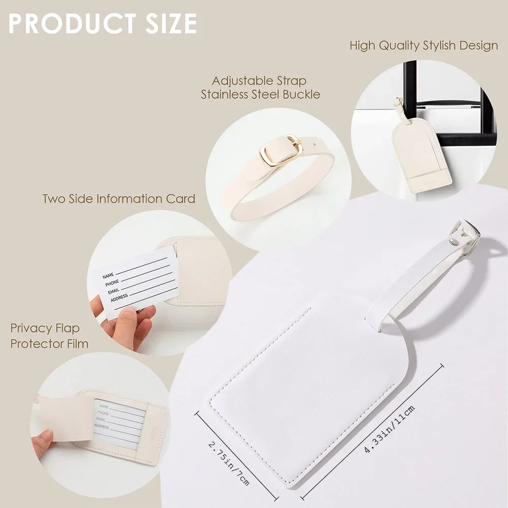 ส่วนบุคคลจดหมายชื่อหนังกระเป๋าเดินทางป้ายกระเป๋าเดินทางแท็กสัมภาระ Travel Accessorie วันเกิดงานแต่งงานของขวัญเพื่อนเจ้าสาว