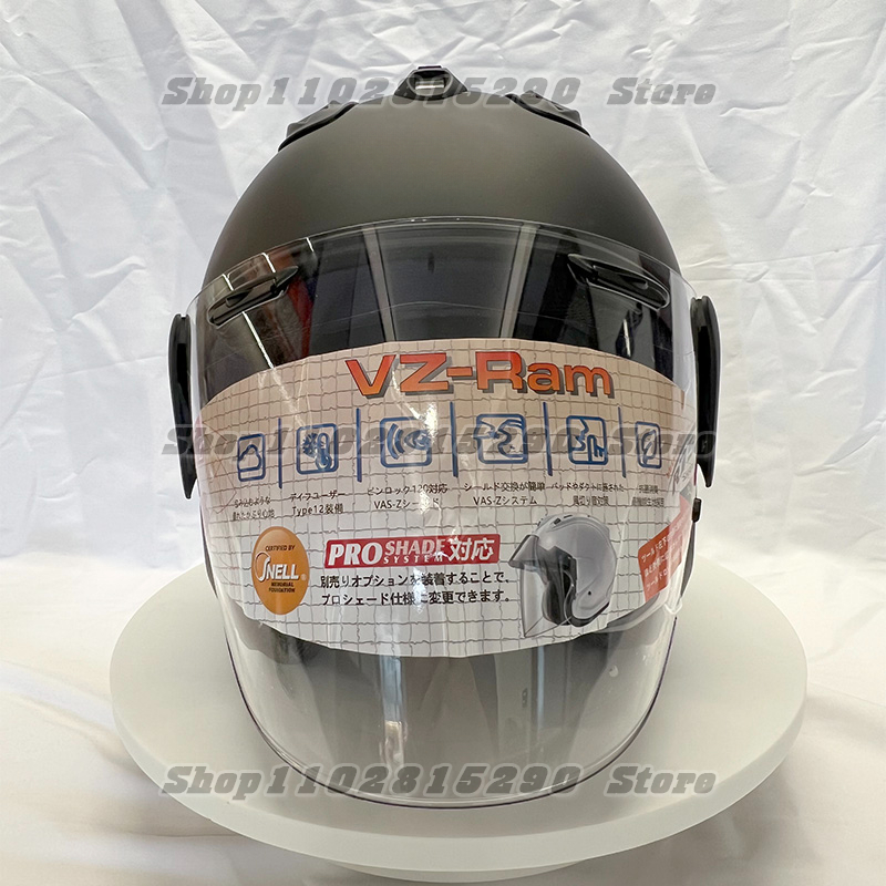 VZ-RAM Matte Black Half Helmet Unisex Motorcycle Off-Road SZ-R VAS Helmet Downhill Racing Mountain Cross Casco Capacete