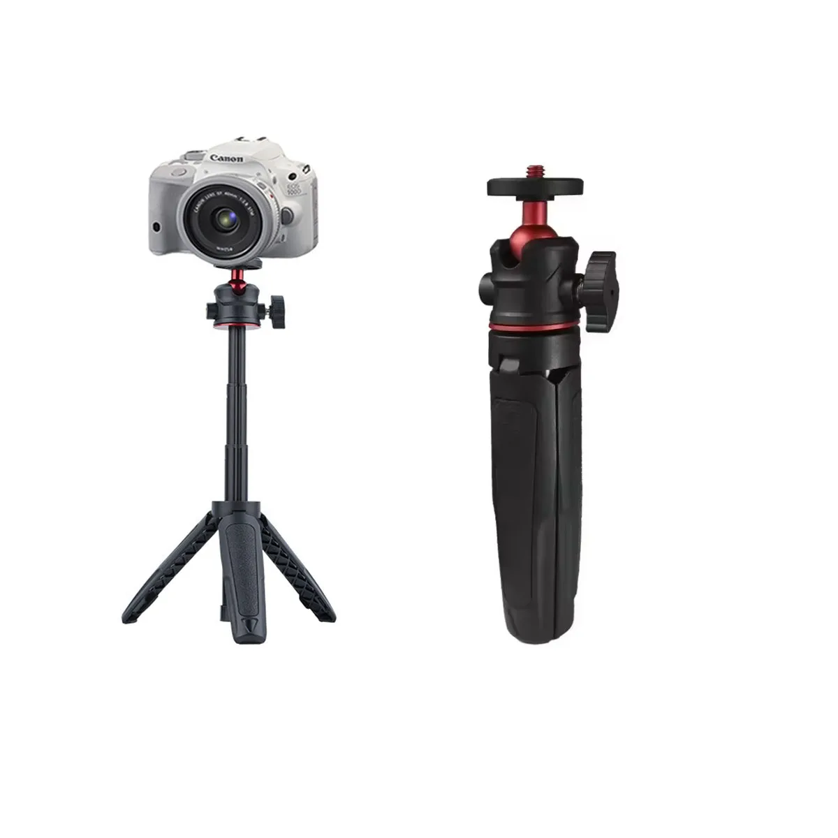 Extension Pole Tripod, Mini Selfie Stick Tripod Stand Handle Grip for GoPro Insta360 DJI Action Pocket Camera