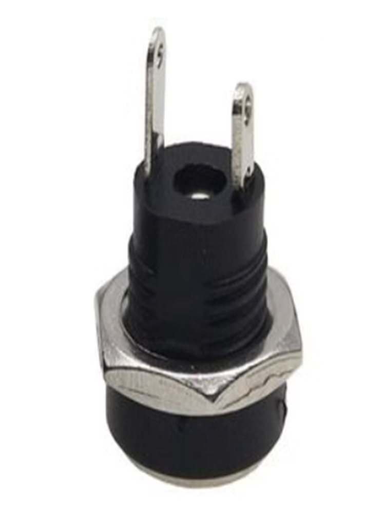 DC-022B DC電源ソケット,2ピン,5.5x2.1mm, 5.5x2.5mm,耐熱性銅充電ベース