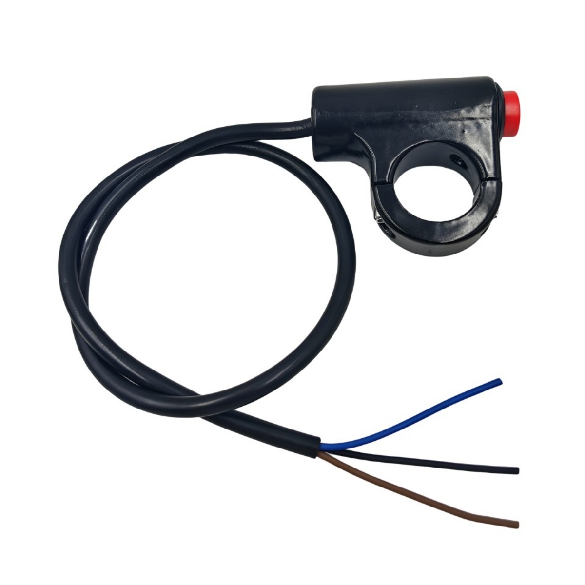CHTNBO Motorrad-Taste aus Aluminium, elektrisches Auto, Dual-Warnung, Notlicht, Signal, Blitz, Motorrad-Schalter