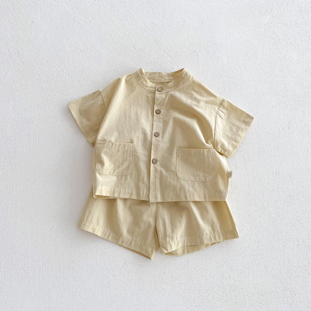 MILANCEL 子供服セットカジュアルボーイズスーツ半袖シャツとパンツ 2 個服スーツ