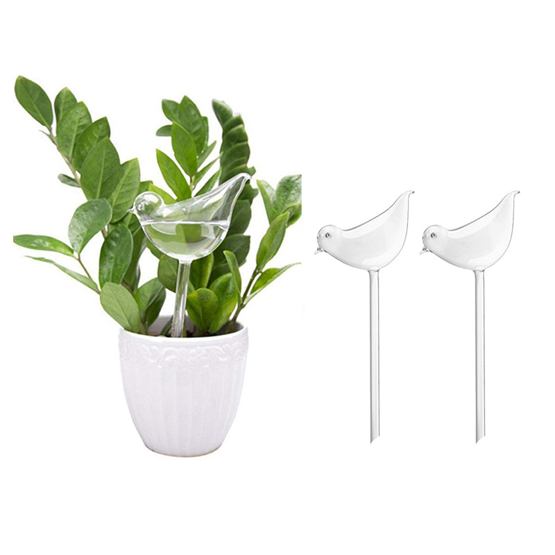 พืชอัตโนมัติรดน้ําหลอดไฟ Self Watering Ball/BIRD Shape อุปกรณ์น้ําหยดระบบชลประทานสําหรับ Home Garden ดอกไม้พืช