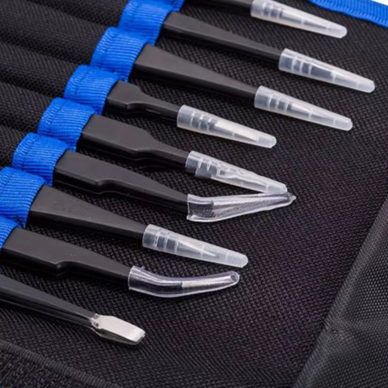 ステンレス鋼精密帯電防止静電ピンセットセットメンテナンスツールプロフェッショナル電子ピンセット 10 個