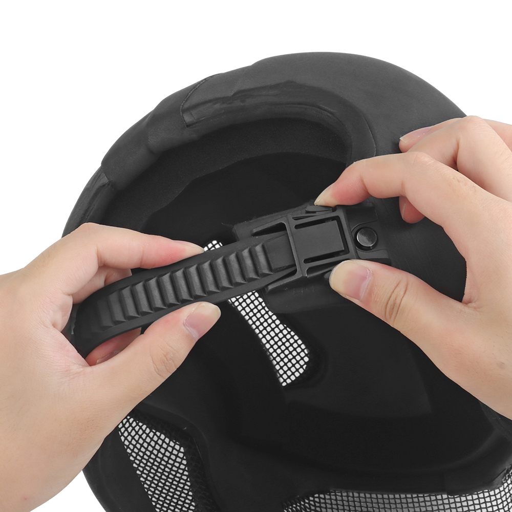 Casco táctico de cara completa, máscara de Calavera, militar, caza, Airsoft, Paintball, casco protector, juego de guerra, seguridad del ejército, ligero