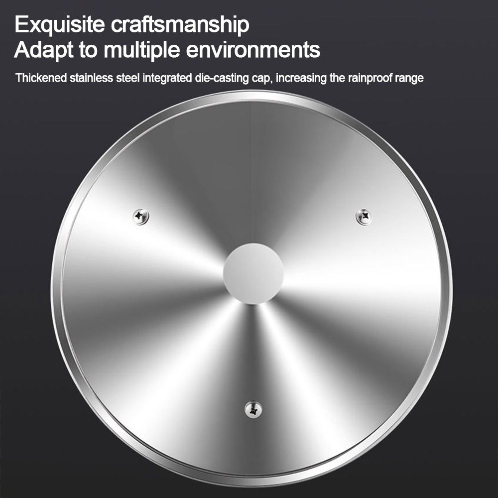Tampa de chuva ventilada de 75-160mm, aço inoxidável, saída de ar de parede externa, protetor de tubo de fogão, capa de exaustão de chaminé
