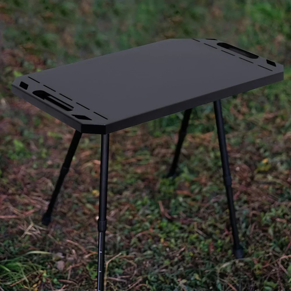 Premium Folding Camping Table - Effortless Setup, Adjustable Height, Ultra-Light Aluminium Alloy for Outdoor Adventures