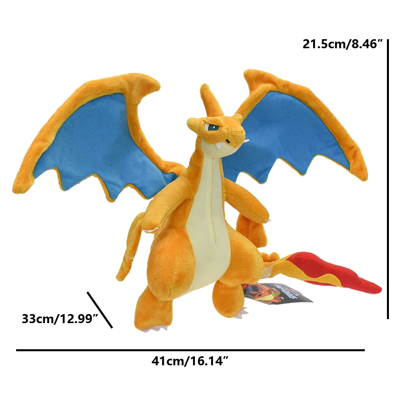 20 ซม.Evolution Mega Charizard Y ตุ๊กตาของเล่นตุ๊กตาพ็อกเก็ตมอนสเตอร์อะนิเมะมังกรตุ๊กตาของเล่นตุ๊กตาสัตว์ของขวัญเด็ก