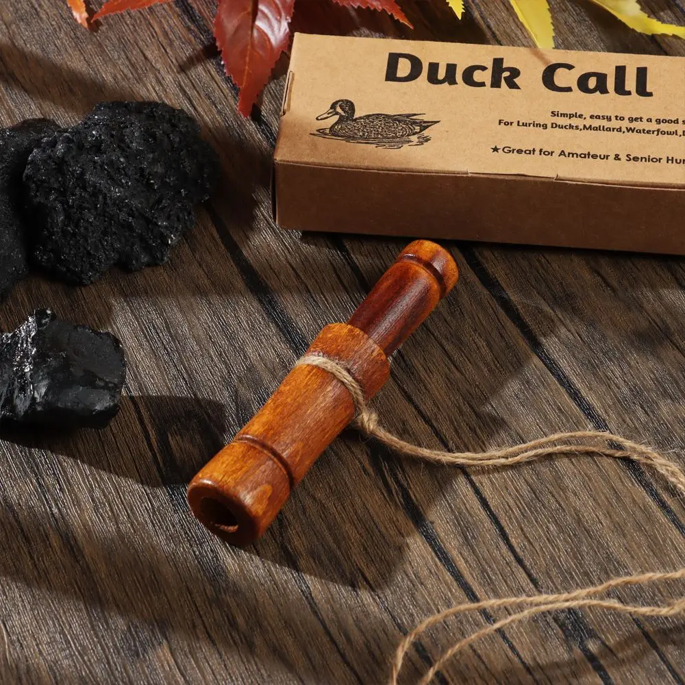 ไม้นกหวีดเหยื่อสำหรับล่าสัตว์ทั้งหมดเป็ด Mallard Duck Commander To Call เป็ด Loud Outdoor ที่สมจริงเสียงเป็ด Call