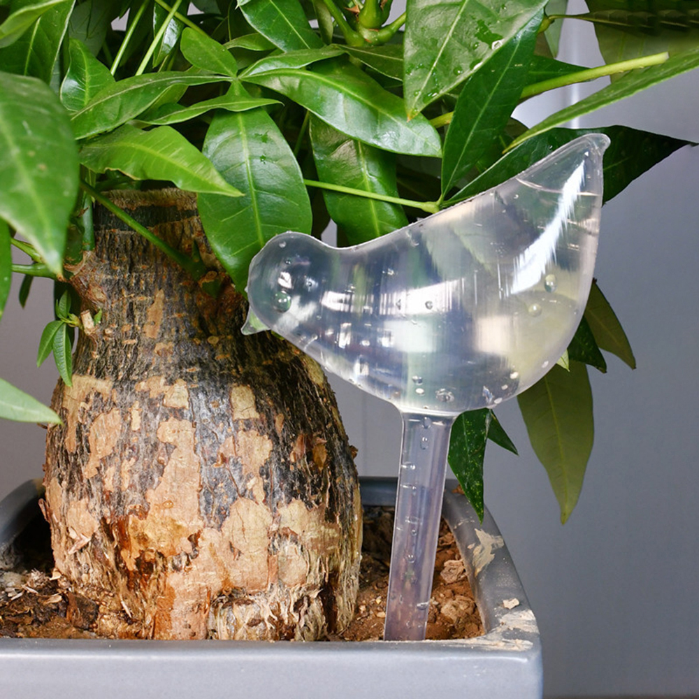 Globos de autorriego en forma de pájaro para jardín, perfectos para riego automático de flores y herramientas de jardín para el hogar, dispositivo de infiltración de agua por goteo