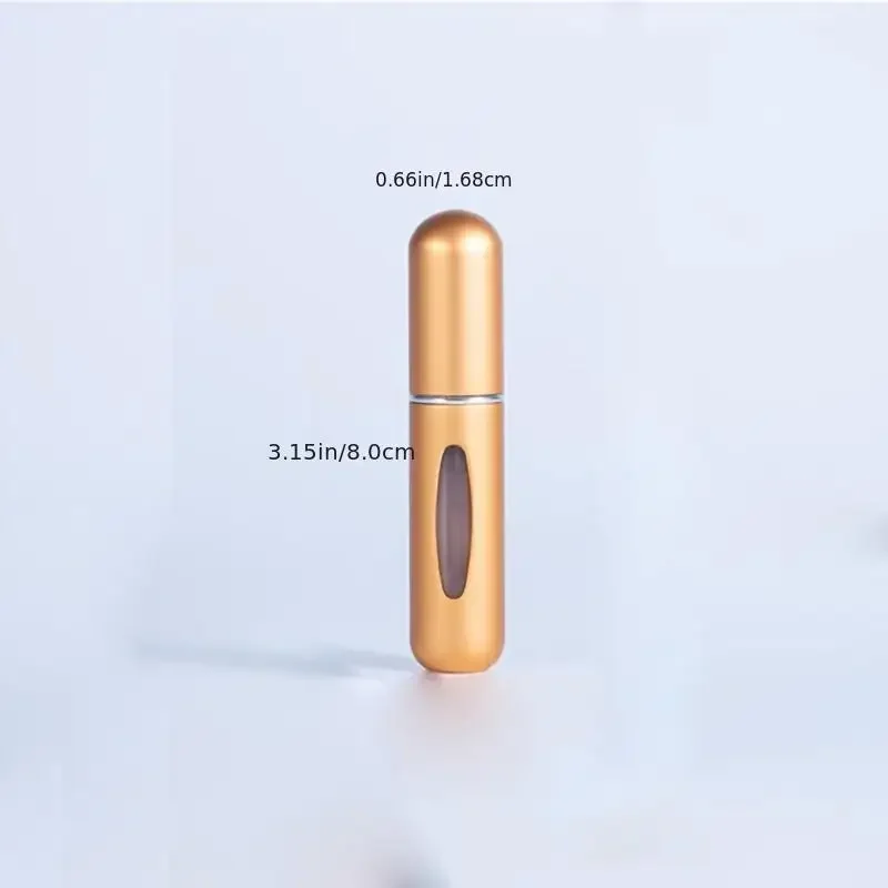 5ml 향수 스프레이 병, 휴대용 향수 분무기 채울 수있는 미니 향수병 향수 빈 병 향기 펌프 상자