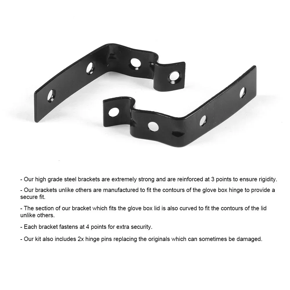 1set Glove Box Lid Hinge Snapped Repair Fix Kit Brackets for Audi A4 S4 RS4 B6 B7 8E for Seat Exeo/ST 3R5 Auto Parts