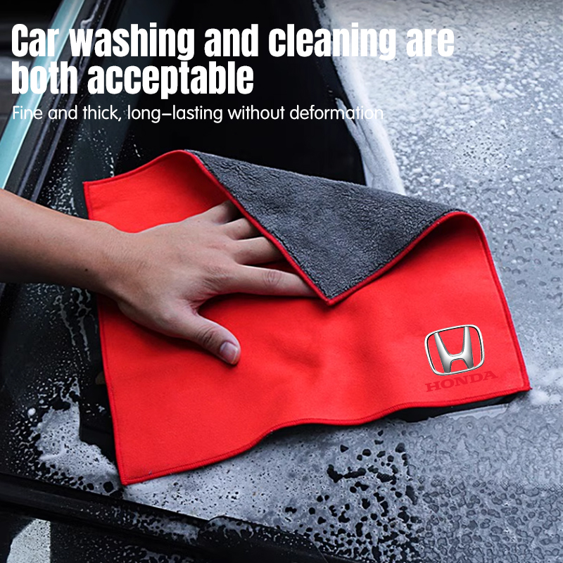 車内クリーニングソフトブラシ洗車タオルマイクロファイバークリーニング雑巾ホンダシビックフィットジャズアコードパイロット CRV CRX