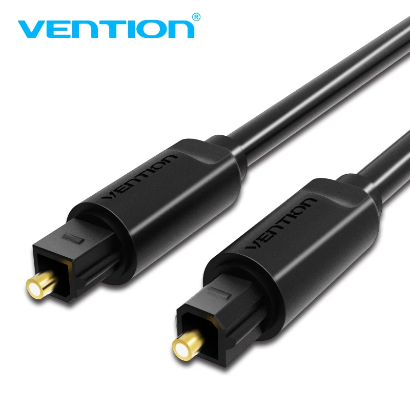 Chính Hãng Vention Kỹ Thuật Số Cáp Âm Thanh Quang Học Toslink SPDIF Dây Cáp Đồng Trục Dây 1M 2M 5M Cho Khuếch Đại Blu-ray Xbox 360 PS4 Soundbar Sợi Cabl