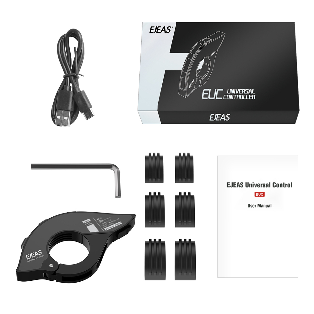 Ejeas 1pc euc motocicleta intercom bluetooth alça de controle remoto apto para ejeas tipo c v6pro/v7/v4plus/q2/q7/q8/ms8/ms20